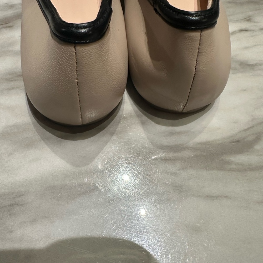 Kate Spade Cream and Black Loafers - Picture 4 of 8